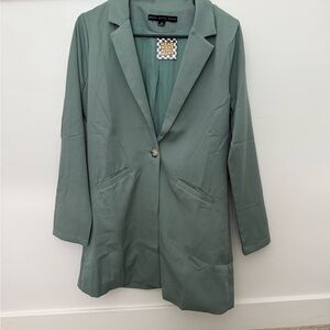 Green Women's Blazer